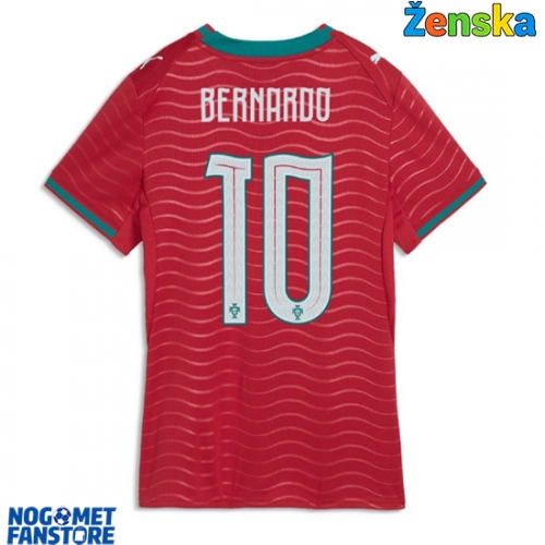 Portugal Bernardo Silva #10 Domaci Dres za Ženska SP 2026 Kratak Rukav